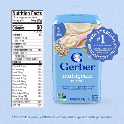 Gerber Multigrain Baby Cereal
