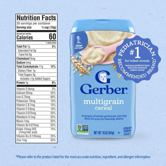 Gerber Multigrain Baby Cereal