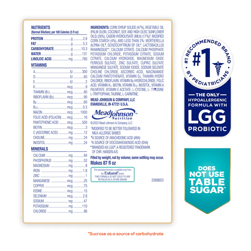 Enfamil Nutramigen Powder 12.6 oz (Pack Of 6)