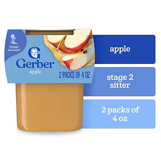 Gerber Apple Baby Food Pack