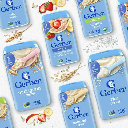 Gerber Baby Oatmeal Cereal 16 oz (Pack Of 6)